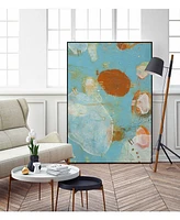 Giant Art 40" x 30" Phoenix Ii Art Block Framed Canvas