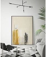 Giant Art 28" x 22" Deeper Shadows Ii Art Block Framed Canvas