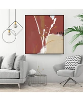 Giant Art 20" x 20" Molecular Dynamics Iii Art Block Framed Canvas