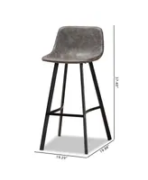 Closeout Tani Bar Stool (Set of 2)