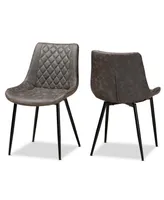 Closeout Loire Dining Chairs, Set of 2