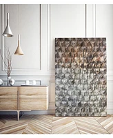Giant Art 14" x 11" Geometric Shapes Museum Mounted Canvas Print