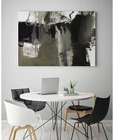 Giant Art 32" x 24" Midnight Abstract Vi Museum Mounted Canvas Print