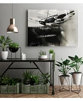 Giant Art 40" x 30" Midnight Abstract Iv Museum Mounted Canvas Print