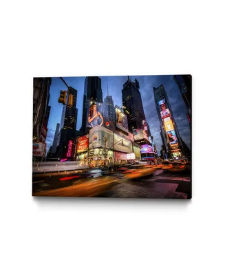 Giant Art 20" x 16" Times Square Rays of Light I Museum Mounted Canvas Print