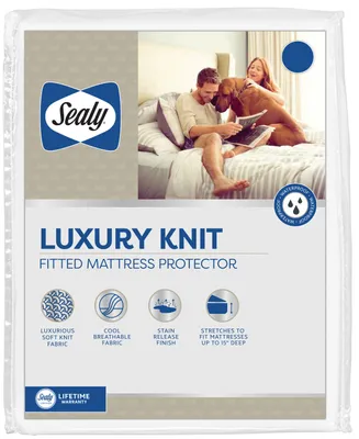 Sealy Luxury Knit Fitted Mattress Protector