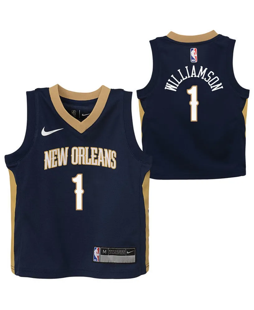 Nike Toddler Boys and Girls Zion Williamson New Orleans Pelicans Icon Replica Jersey