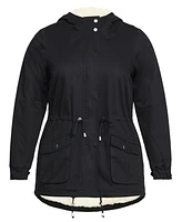 City Chic Women's Explorer Parker Jacket