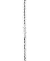 Rope Link 22" Chain Necklace in Sterling Silver