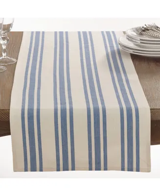 Saro Lifestyle Dauphine Collection Striped Design Table Runner