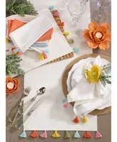 Saro Lifestyle Fiesta Tassel Long Table Runner