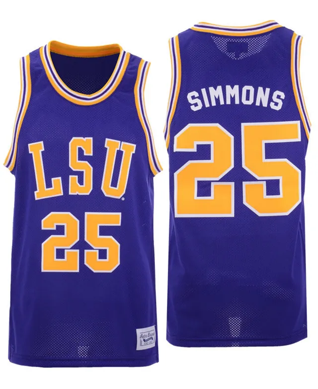 Men's Original Retro Brand Ben Simmons Purple LSU Tigers Alumni