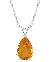 Sky Blue Topaz (3-3/8 ct. t.w.) Pendant Necklace Sterling Silver. Also Available Citrine and Rose Quartz
