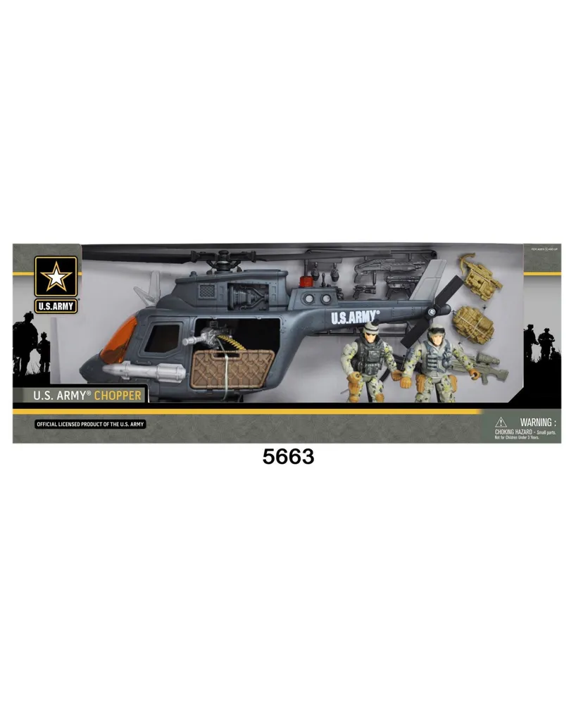 Excite U.s. Army Chopper Playset with 2 Soldier Figures