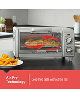 Black & Decker Crisp N' Bake Air Fry 4 Slice Toaster Oven TO1785SG