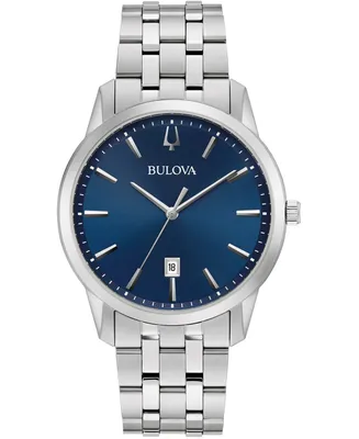 Bulova Men's Sutton Stainless Steel Bracelet Watch 40mm