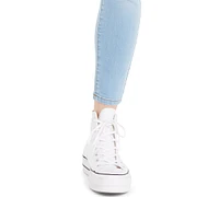 Celebrity Pink Juniors' Curvy Distressed Skinny Ankle Jeans