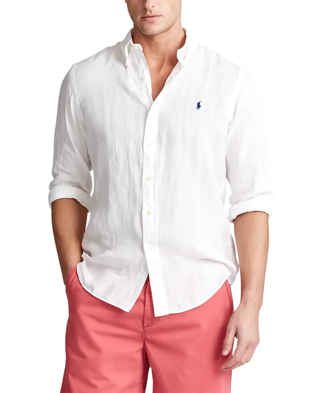 Polo Ralph Lauren Big & Tall Linen Short Sleeve Woven Shirt