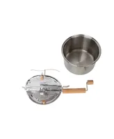 Wabash Valley Farms Stainless Steel Whirley-Pop Popcorn Popper