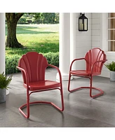 Crosley Tulip Retro Metal Chair