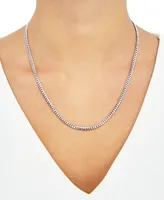 Cuban Link Chain 20" Necklace (2-3/4mm) in Sterling Silver