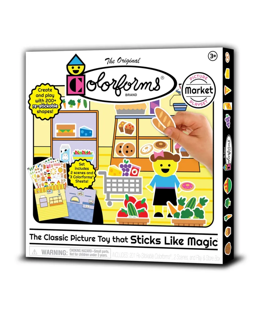 Colorforms Picture Play Set - Market - The Classic Picture Toy That Sticks Like Magic