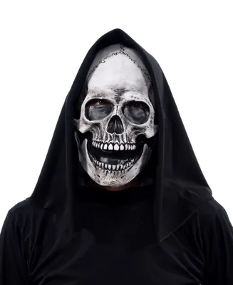 ZagOne Size Studios Glow Grim Skull Uv Latex Adult Costume Mask One Size