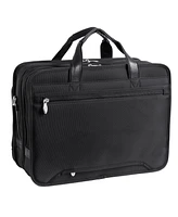 McKlein Walton, 17" Expandable Double Compartment Laptop Briefcase