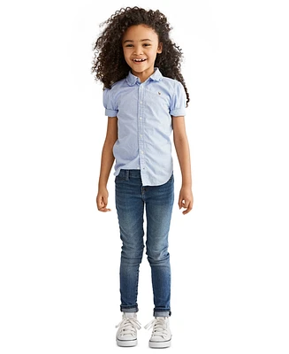 Polo Ralph Lauren Toddler and Little Girls Aubrie Denim Leggings