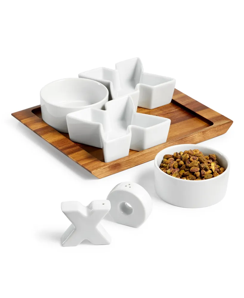 The Cellar Words Xo Server Tray & Bowls, Created for Macy's