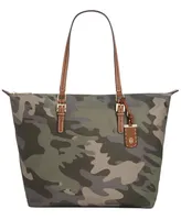 Tommy Hilfiger Julia Camo Zippered Tote