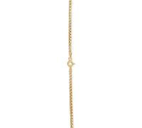 Rounded Box Link 20" Chain Necklace Sterling Silver or 18k Gold-Plated Over