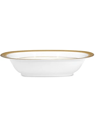 Noritake Summit Gold Oval Vegetable Bowl, 24 Oz.