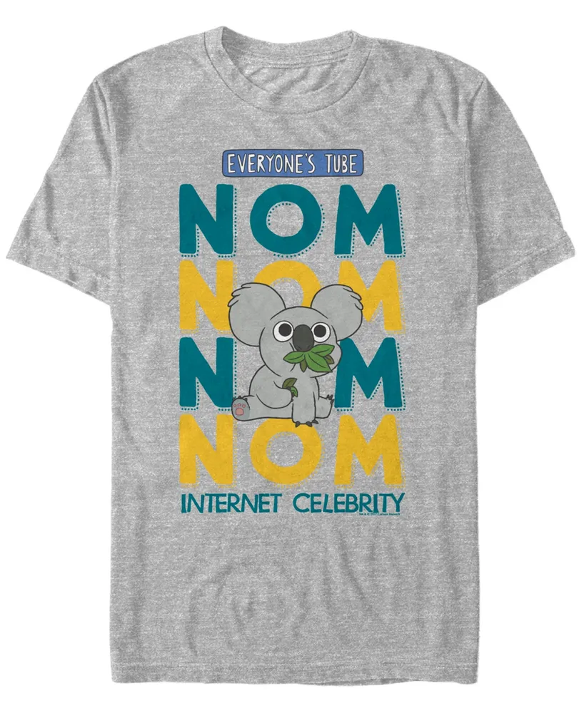 Fifth Sun Men's We Bare Bears Nom internet Celebrity Short Sleeve T- shirt