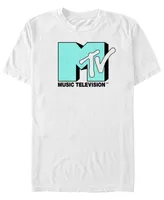 Fifth Sun Men's Mint Blue Green Logo Short Sleeve T- shirt