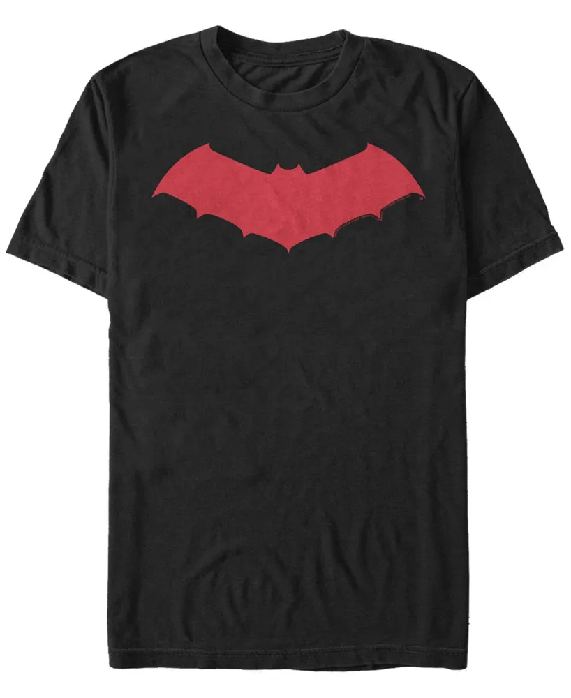 Fifth Sun Dc Men's Batman Solid Bat Logo Short Sleeve T-Shirt