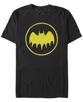 Fifth Sun Dc Men's Batman Circle Logo Short Sleeve T-Shirt