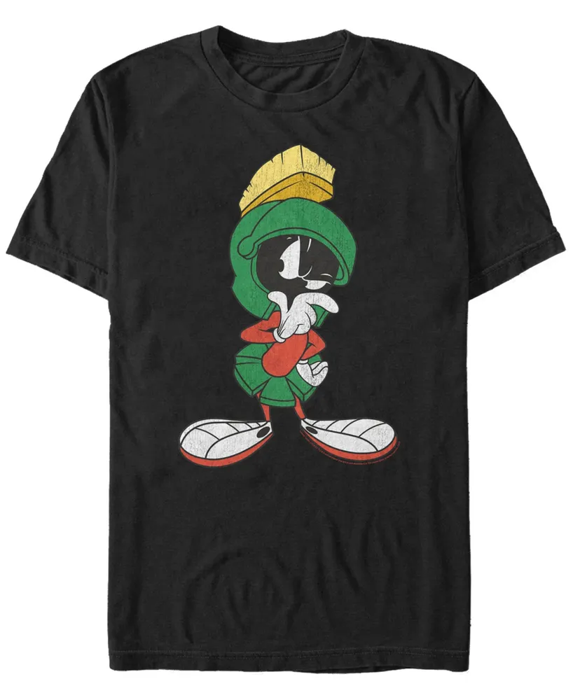 Fifth Sun Looney Tunes Men's Marvin The Martian Thinking Short Sleeve T-Shirt