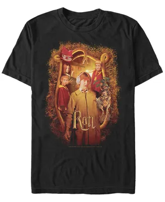 Fifth Sun Harry Potter Men's Chamber of Secrets Ron Weasley Siblings Poster Short Sleeve T-Shirt