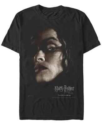 Fifth Sun Harry Potter Men's Bellatrix Lestrange Big Face Poster Short Sleeve T-Shirt