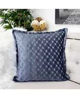 Homey Cozy Emma Jacquard Throw Pillow, Checkered