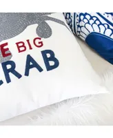 Crab 20" x 20" Decorative Pillow