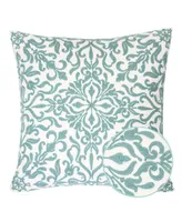 Homey Cozy Victoria Cotton Square Decorative Throw Pillow