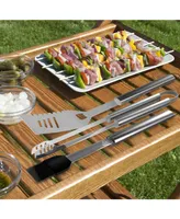 Home - Complete Bbq Grill Tool Set - 16 Piece