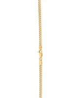 Italian Gold Miami Cuban Link 22" Chain Necklace (3mm) in 14k Gold