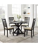 Crosley Hayden 5 Piece Round Dining Set