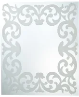 Queens Frosted Wall Mirror