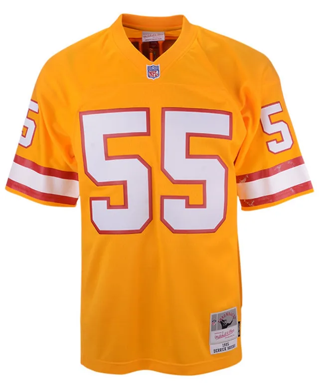 Mitchell & Ness Men's Mitchell & Ness Derrick Thomas Red/Gold Kansas City  Chiefs 1994 Split Legacy Replica Jersey