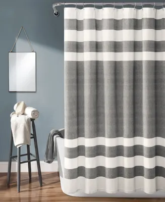 Cape Cod Stripe Yarn Dyed Cotton 72" x Shower Curtain