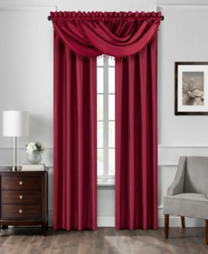 Colette Faux Silk Blackout Curtain Valance Collection